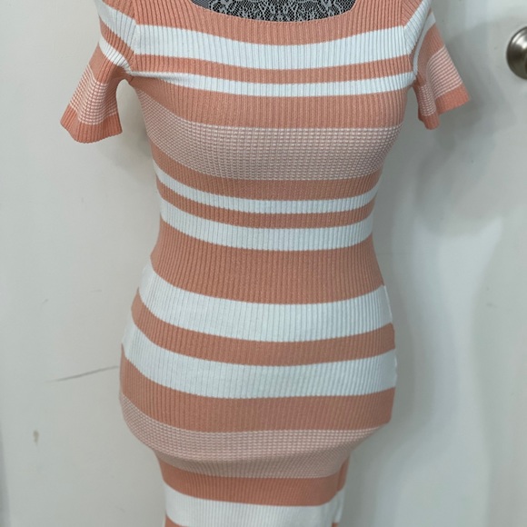 LOVE REPUBLIC PINK/WHITE DRESS NWOT - Picture 3 of 8